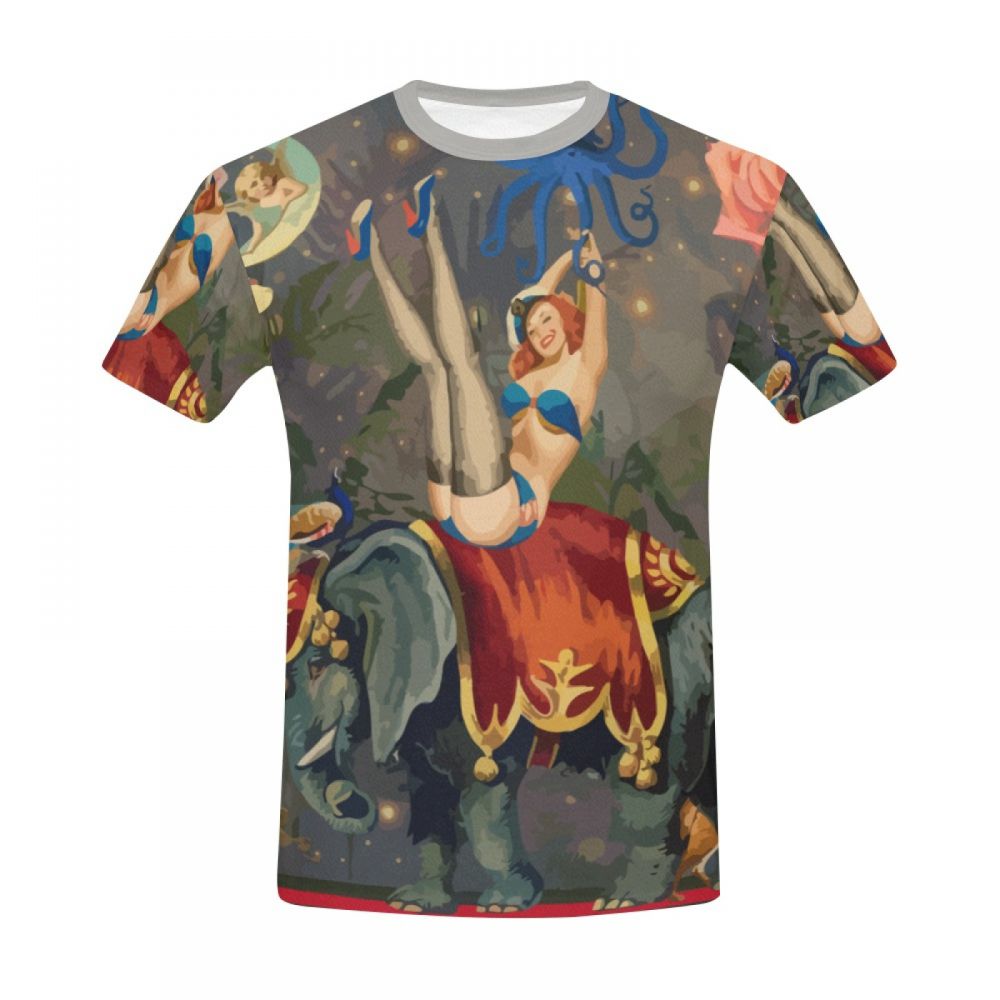 Bărbătească Artă Digitală Joy World Tricou Scurt