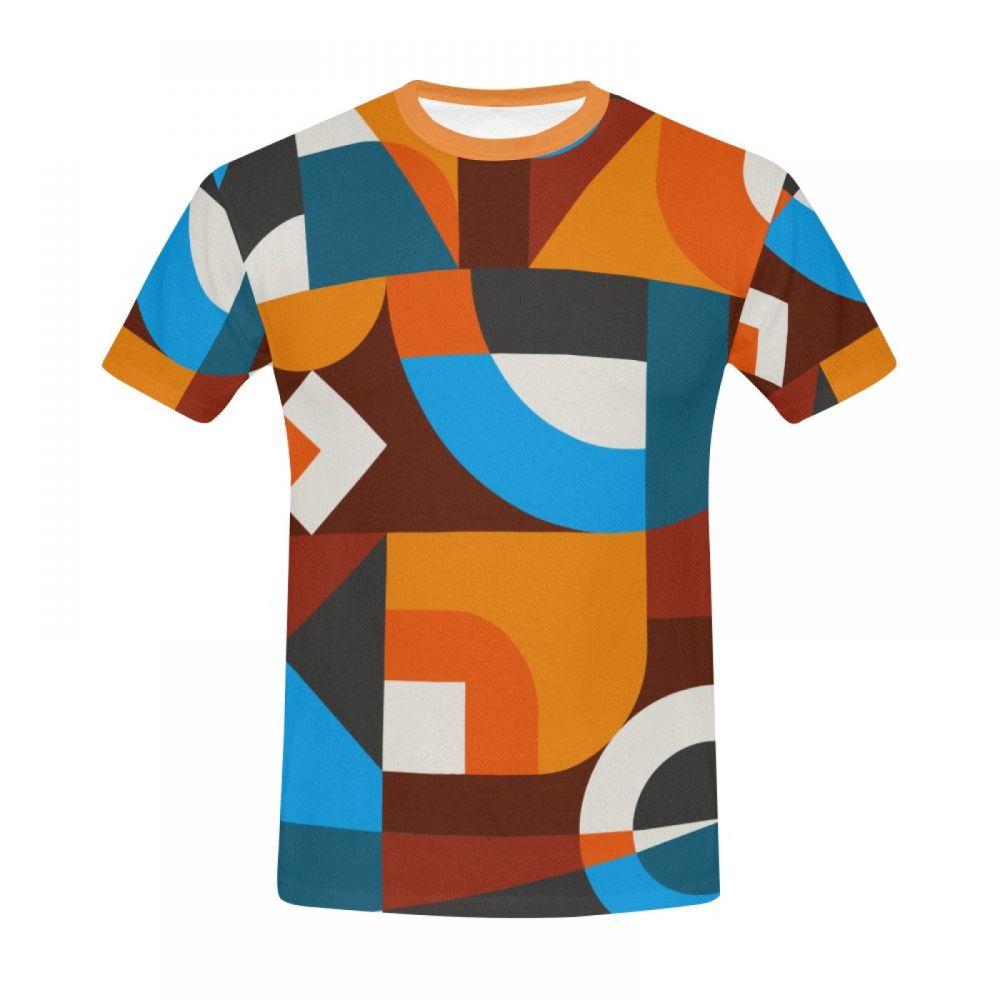 Bărbătească Artă Lumea Geometrică Tricou Scurt