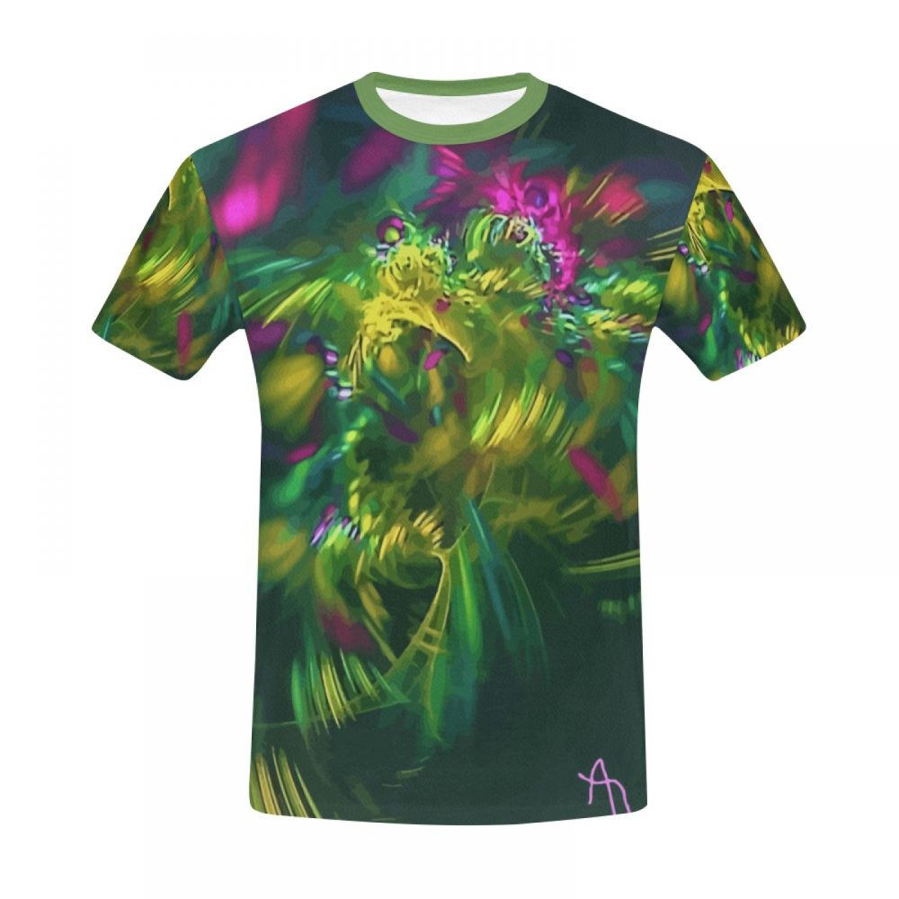 Bărbătească Artă Abstractă Bloom Tricou Scurt