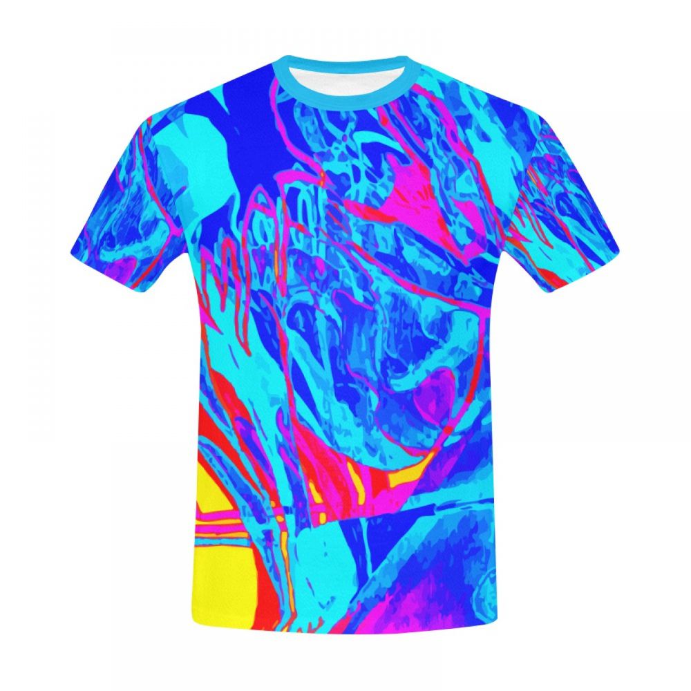 Bărbătească Artă Abstractă Sufer Tricou Scurt