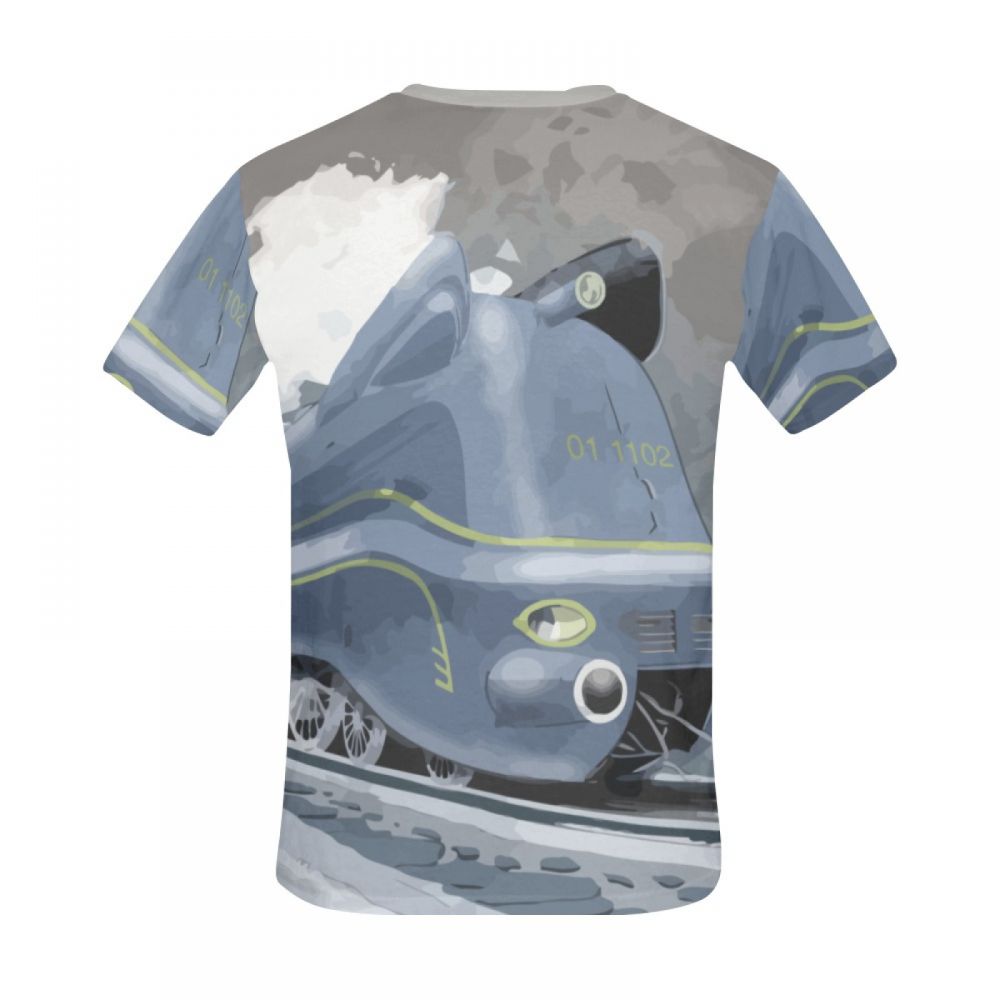 Bărbătească Locomotiva De Artă Clasică Tricou Scurt