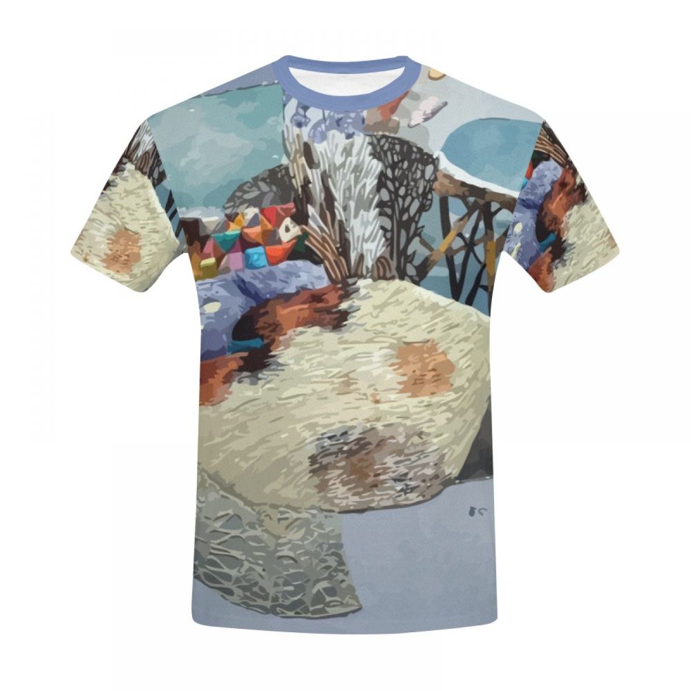 Bărbătească Artă Countryside Îngheț și Soare Tricou Scurt