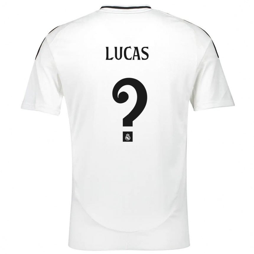 Copil Nestor Lucas #0 Alb Acasă Tricou 2024/25 Tricouri