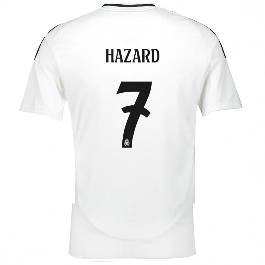 Copil Eden Hazard #7 Alb Acasă Tricou 2024/25 Tricouri