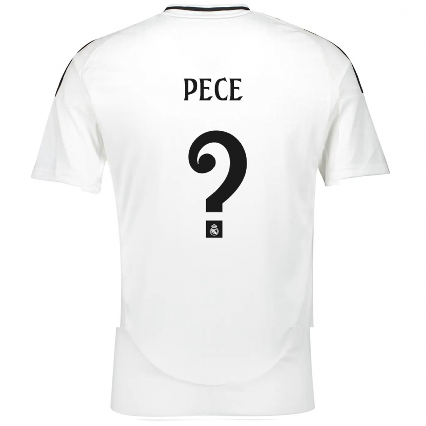 Copil Pece #0 Alb Acasă Tricou 2024/25 Tricouri