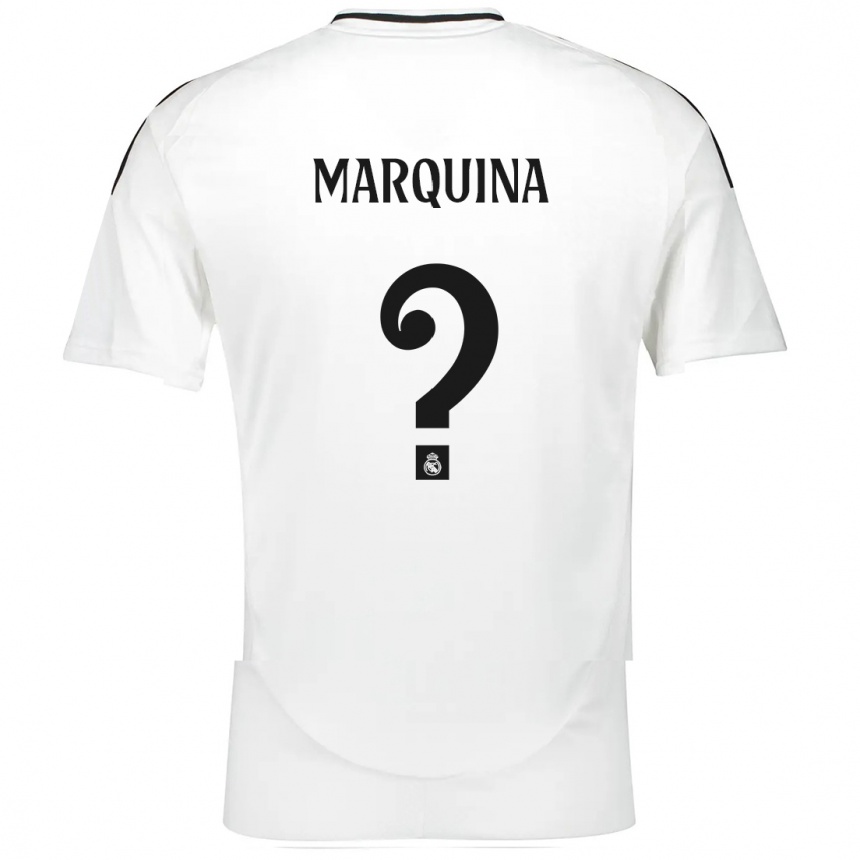 Copil Guillermo Marquina #0 Alb Acasă Tricou 2024/25 Tricouri