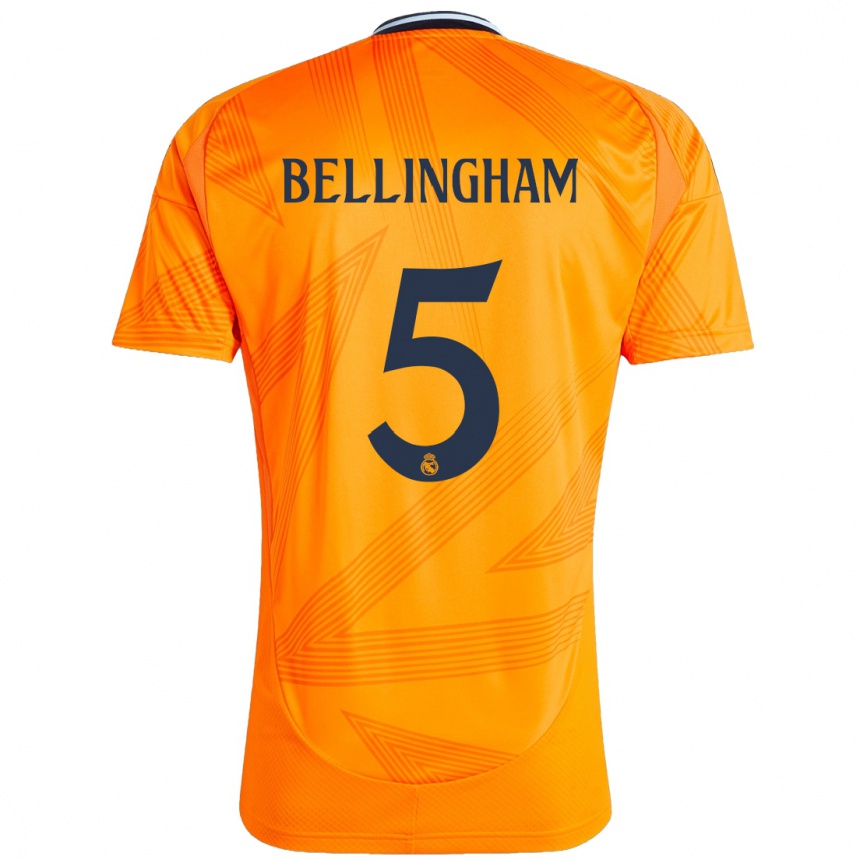 Copil Jude Bellingham #5 Portocale Deplasare Tricou 2024/25 Tricouri