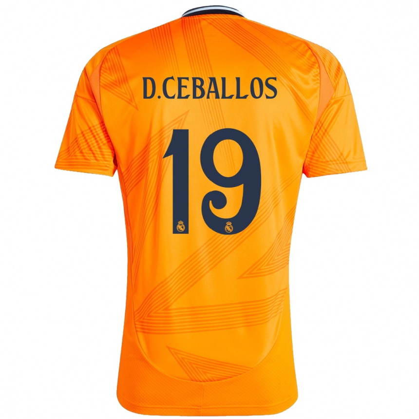 Copil Dani Ceballos #19 Portocale Deplasare Tricou 2024/25 Tricouri