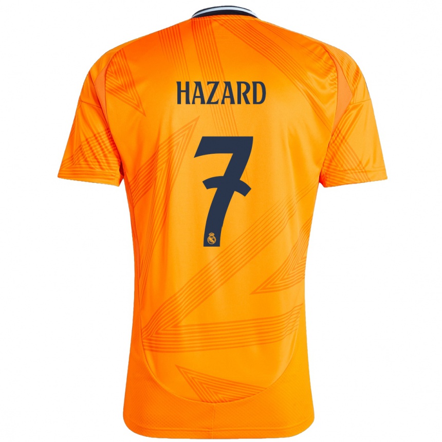 Copil Eden Hazard #7 Portocale Deplasare Tricou 2024/25 Tricouri