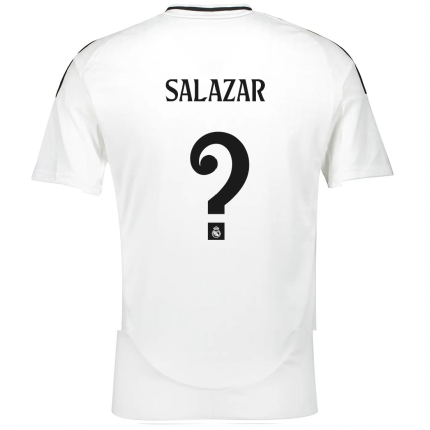 Femei Isra Salazar #0 Alb Acasă Tricou 2024/25 Tricouri