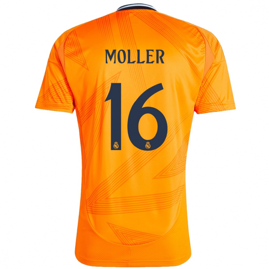 Femei Caroline Moller #16 Portocale Deplasare Tricou 2024/25 Tricouri